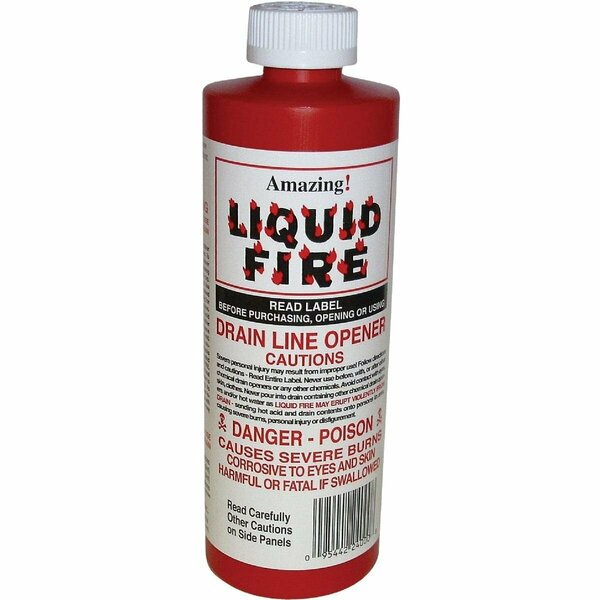 Liquid Fire 16 Oz. Drain Opener LF-P-24